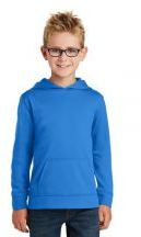 Port & Company®Youth Performance 5.9-ounce, 100% Polyester Pullover Hooded Sweatshirt